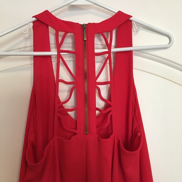 Robe Cocktail Max&Cleo By BCBG - Soie Darkcyan Sans Manches, Taille 2 (US 6), Neuve Sans étiquette